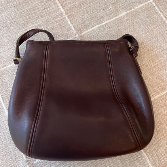 Coach Vintage Small Framed Pouch Crossbody 9990 - Dark chocolate brown - Picture 2 of 7